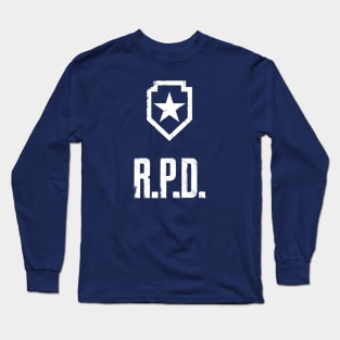 RESIDENT EVIL R.P.D. shield Long Sleeve T-Shirt